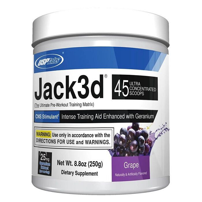 Jack3d 45 Servings Grape