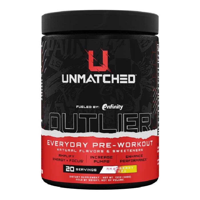 Outlier Pre-Workout 20 Servings Raspberry Yuzu