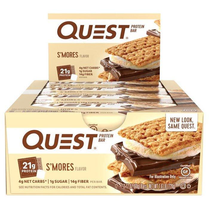 Quest Bars 12 Bars S'Mores Quest Bars 12 Bars S'Mores