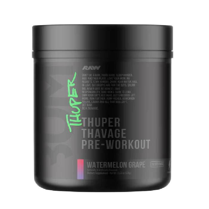 CBUM Thuper Thavage Pre-Workout 20 Servings Watermelon Grape