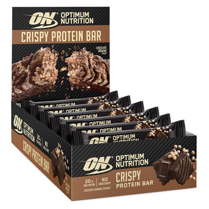 Protein Crisp Bar 10 Bars Chocolate Brownie Protein Crisp Bar 10 Bars Chocolate Brownie