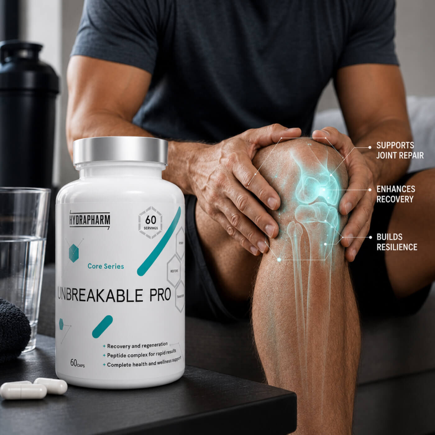Unbreakable Pro BPC 157/TB500 60 Capsules Unbreakable Pro BPC 157/TB500 60 Capsules