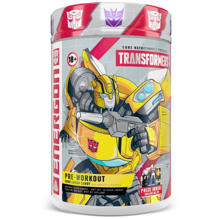 Energon Pre-Workout 20 Servings Sour Lemon Candy Energon Pre-Workout 20 Servings Sour Lemon Candy