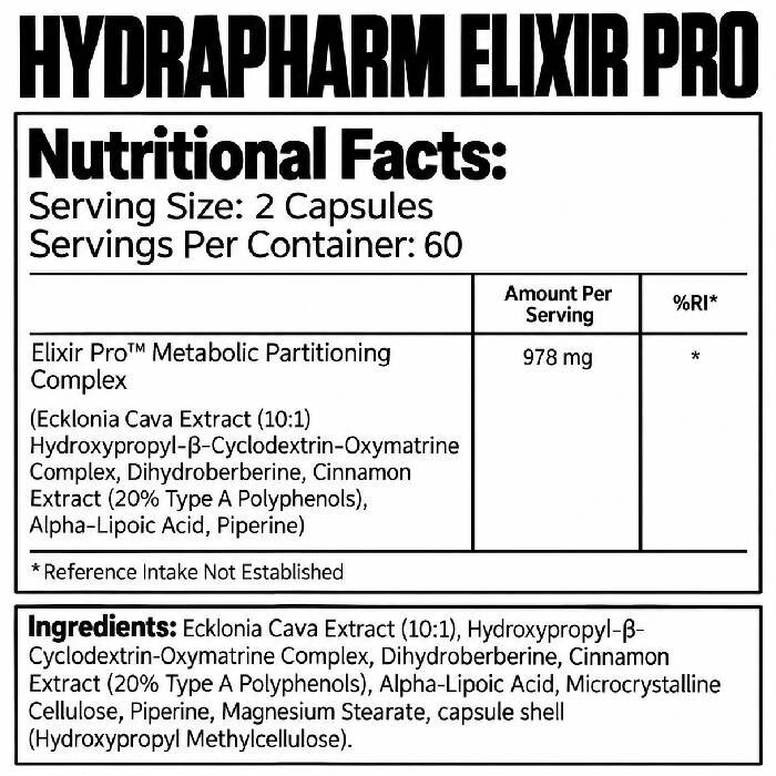 Elixir Pro 120 Capsules Elixir Pro 120 Capsules