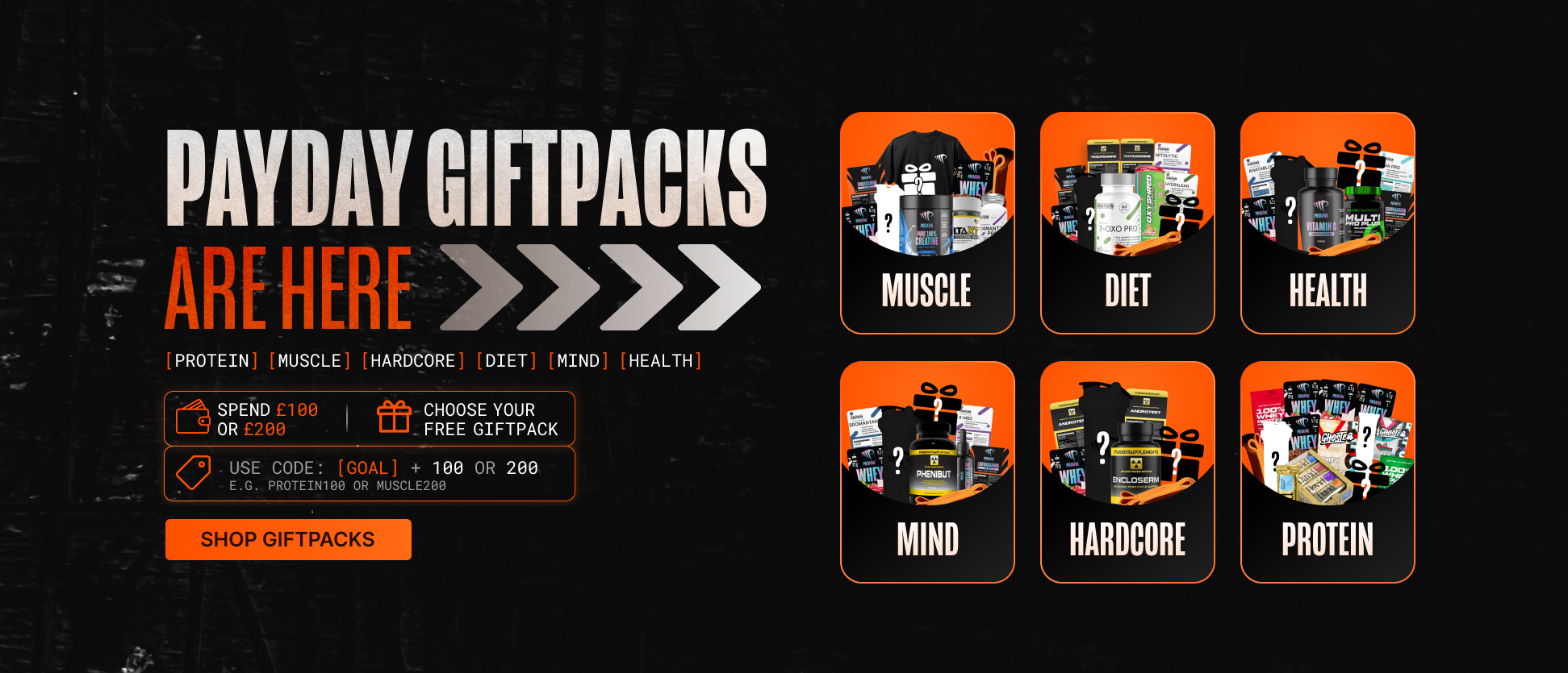 Payday Giftpacks Banner