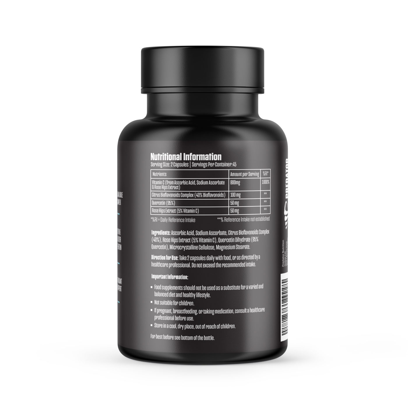 Vitamin C + Bioflavonoids 90 Caps