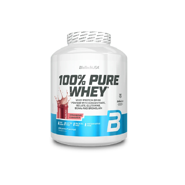 100% Pure Whey Natural 2000g Strawberry