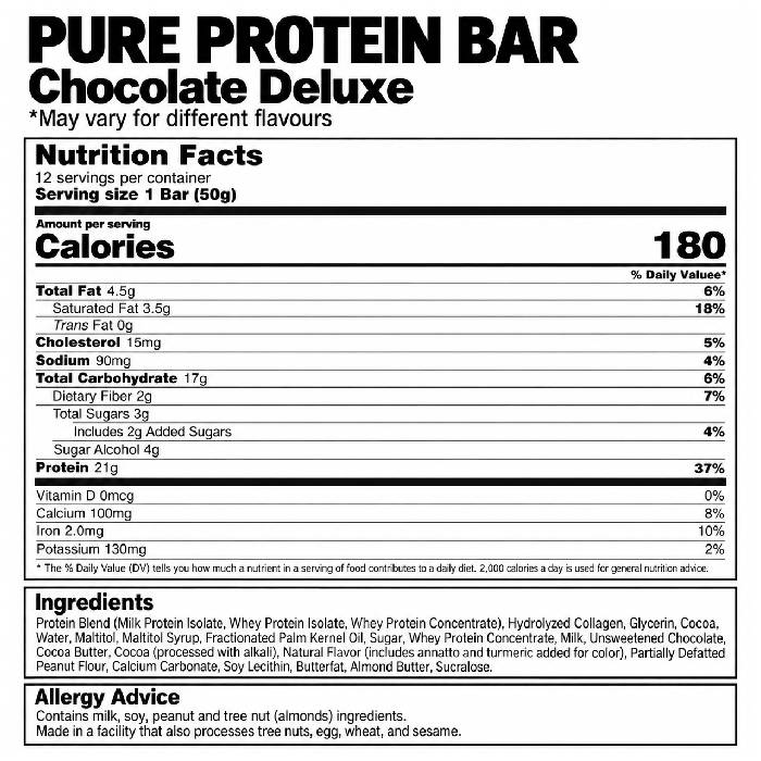 Pure Protein Bars Pure Protein Bars