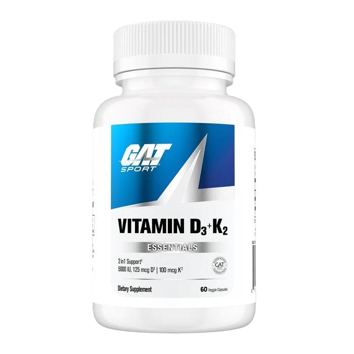GAT Vitamin D3+K2 60 Capsules