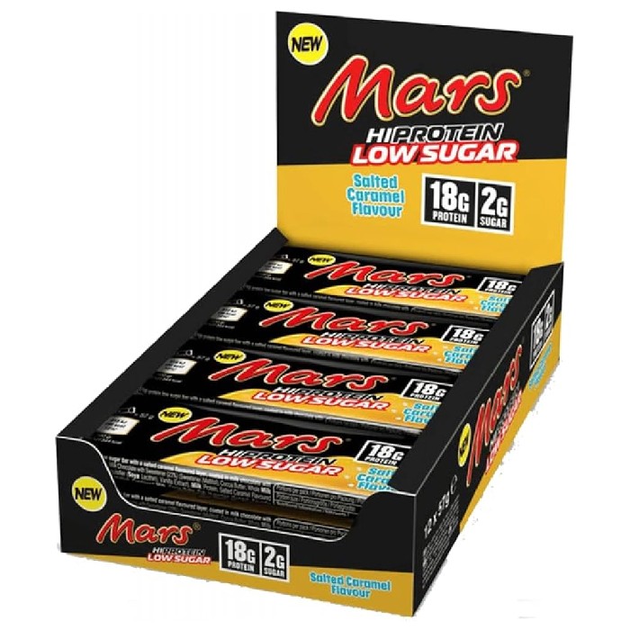 Mars Low Sugar High Protein Bar 12 x 57g White Chocolate Mars Low Sugar High Protein Bar 12 x 57g White Chocolate