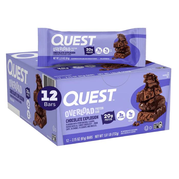 Overload Bar 12 Bars Chocolate Explosion