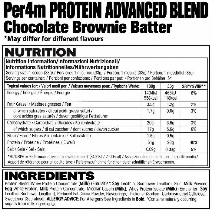Per4m Advanced Protein Blend 800g Vanilla Cola Float