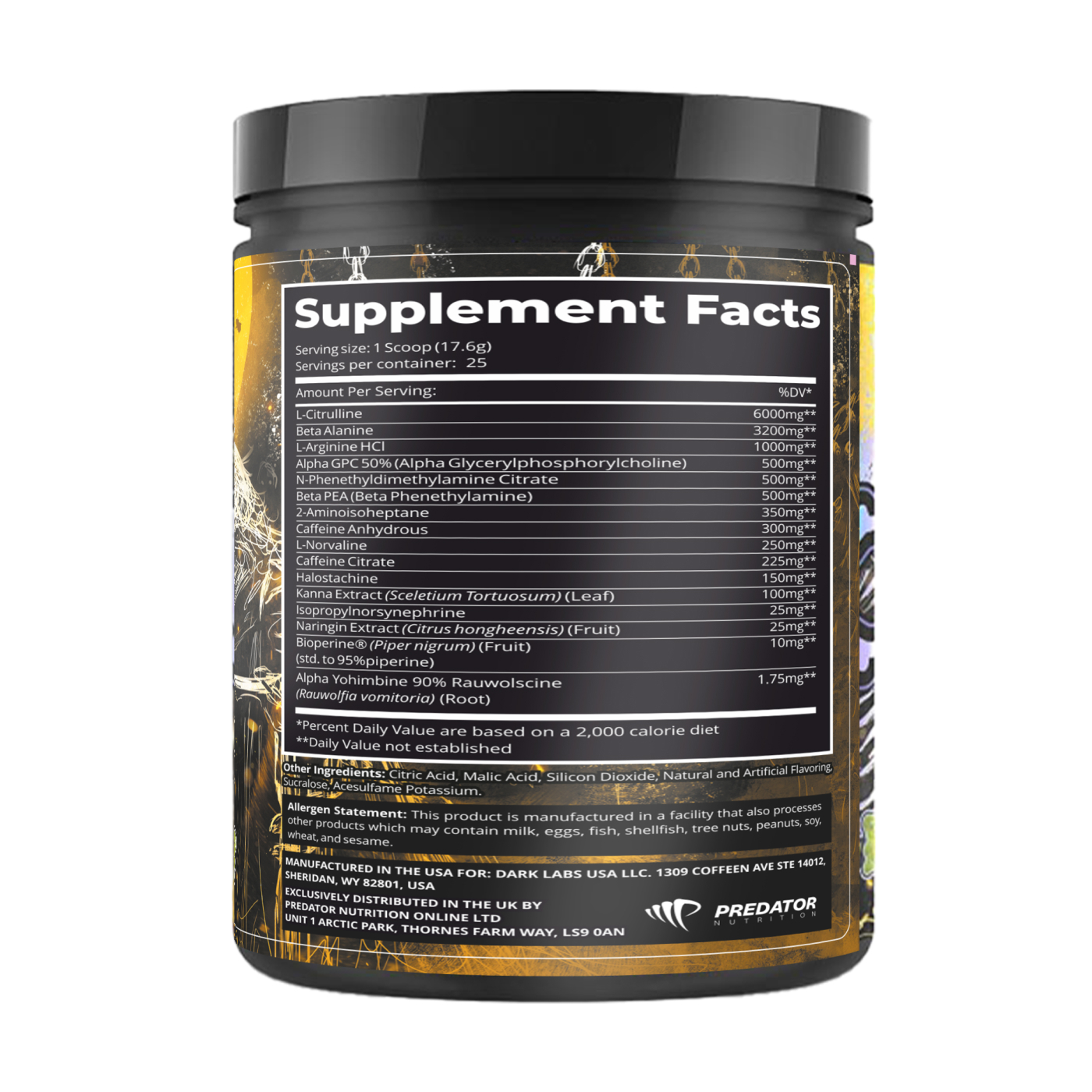 Crack Undead King 25 Servings Tropical Punch