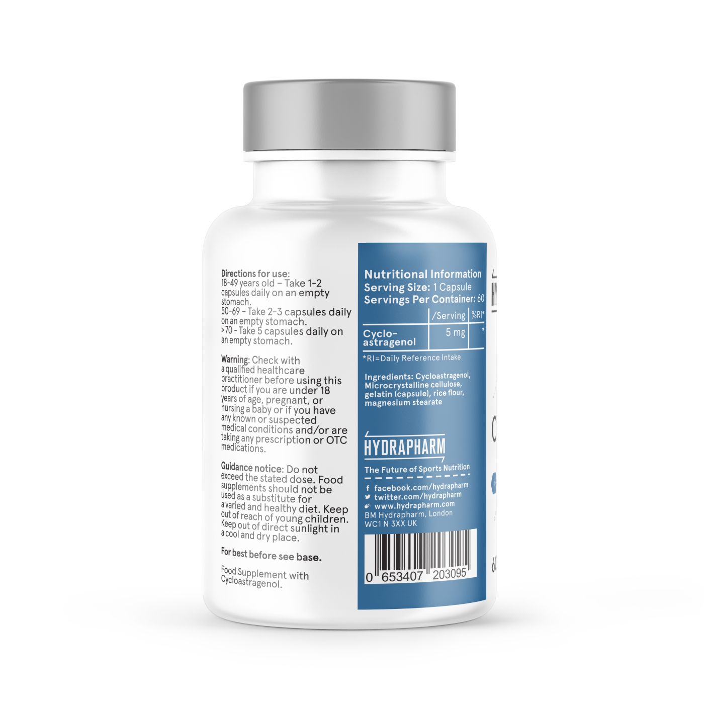 Cycloastragenol 60 Capsules