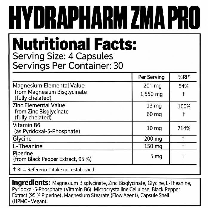 ZMA Pro 120 Capsules