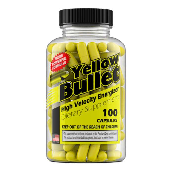 Brand New Energy | Yellow Bullet Fat Burner 100 Servings | Increases energy | Enhances fat burning | Suppresses appetite