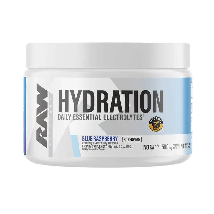 RAW Hydration 30 Servings Blue Raspberry