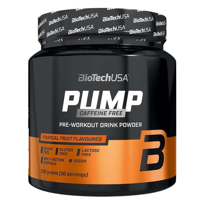 Pump Caffeine Free 30 Servings Tropical Fruit