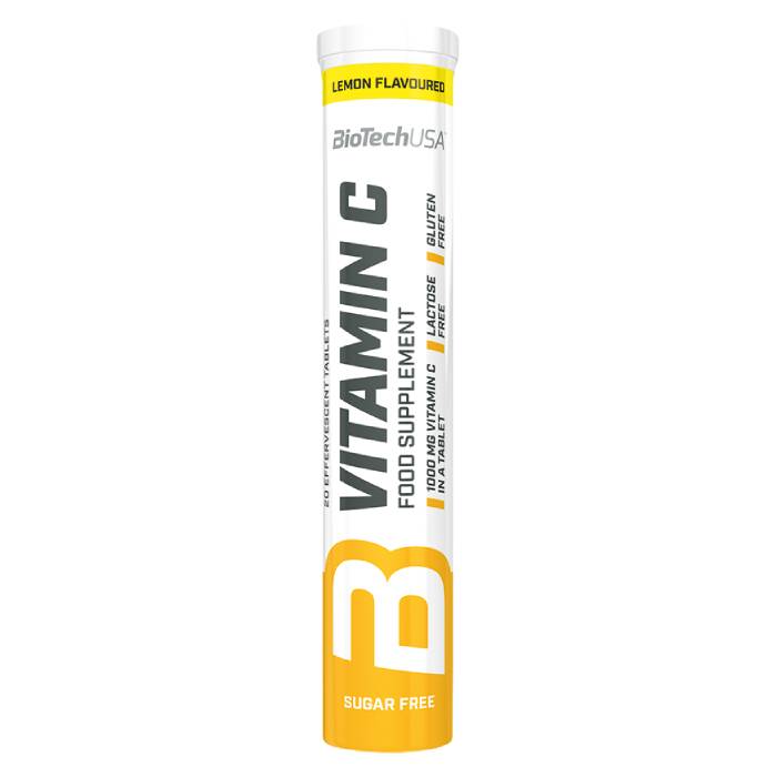 Vitamin C Effervescent Tablets 20 Pieces Lemon