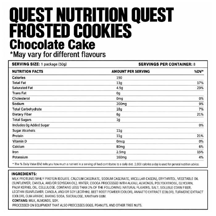 Quest Frosted Cookies Quest Frosted Cookies