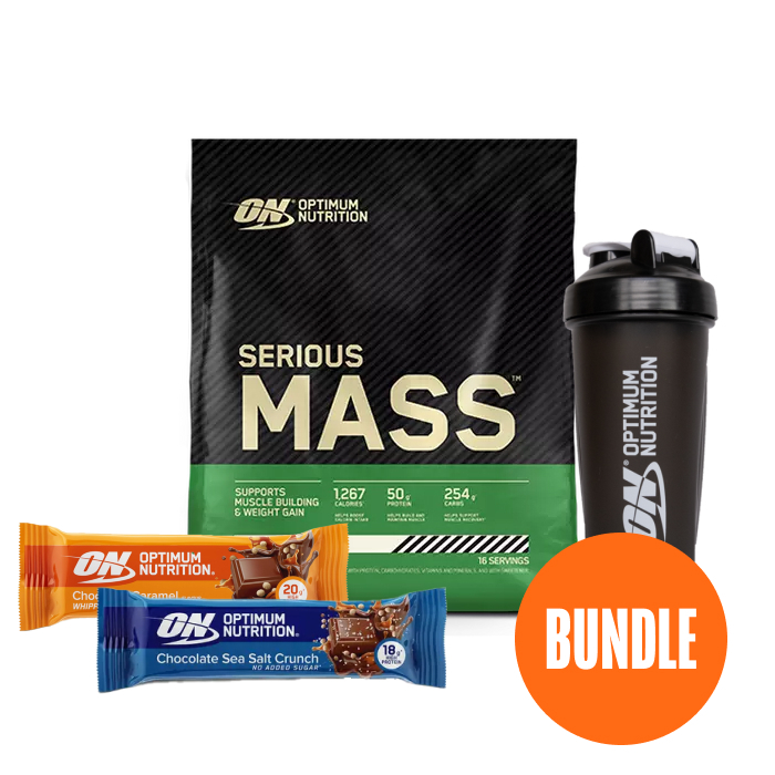 Optimum Nutrition Serious Mass | 5454g | Vanilla | Weight Gainer | Weight Gainers | Over 1,200 Calories In A Serving | Free Products Worth Â£47