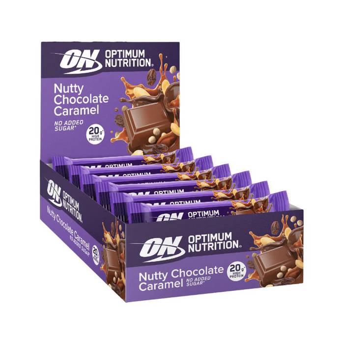 Optimum Protein Bar 10 Bars Nutty Chocolate Caramel
