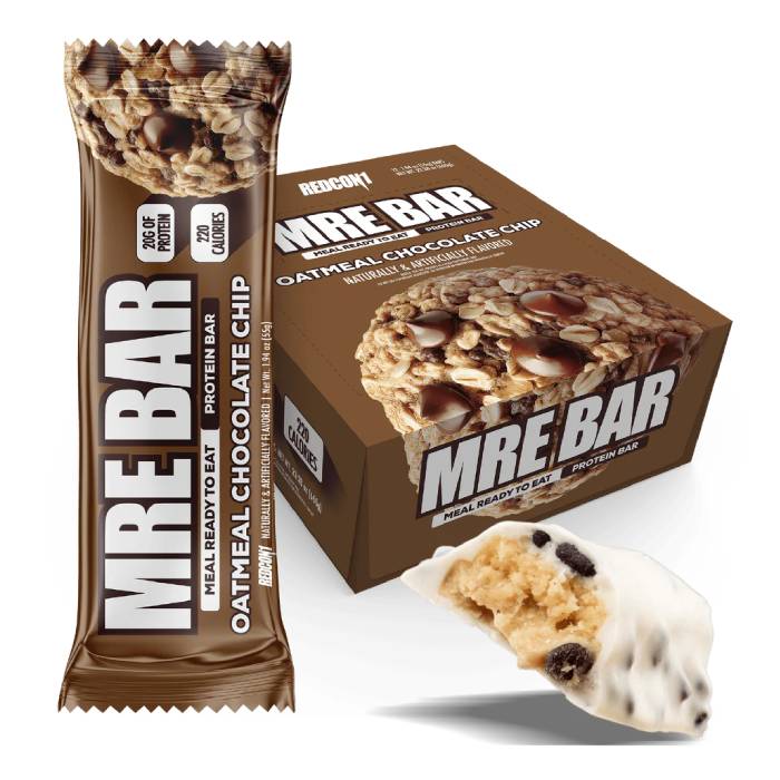 MRE Bar 12 Bars Oatmeal Chocolate Chip