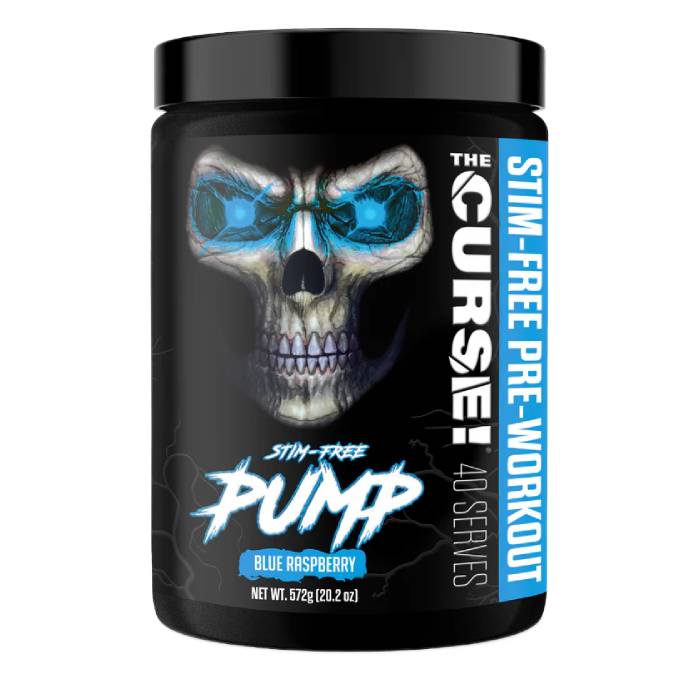 The Curse Stim-Free Pump 40 Servings Blue Raspberry